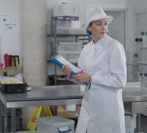 Think like an EHO 11 Natalie Stanton carrying out a food hygiene inspection